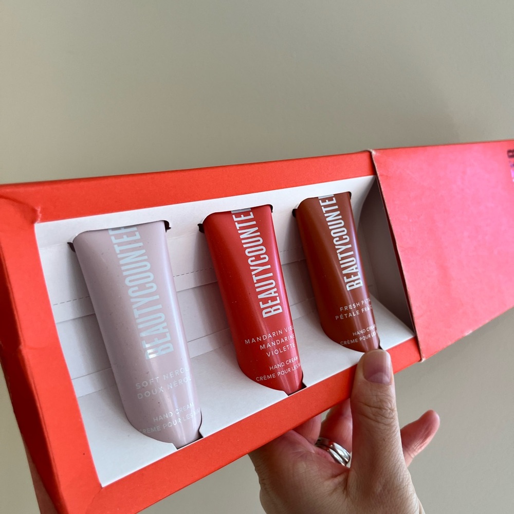 BeautyCounter hand cream trio